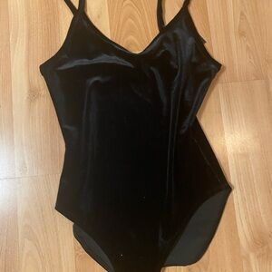 Forever 21 Black Velvet Top